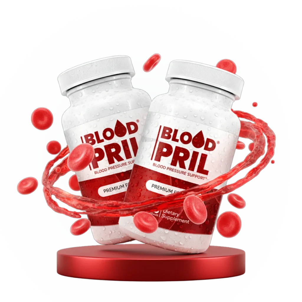 BloodPril Official Website bottle — 65% off live promo, $49 each, free US delivery